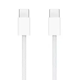 Câble Apple Tissé USB-C vers USB-C (1m) 60W MQKJ3ZM/A - A2795 Blanc Origine Acheter Direct