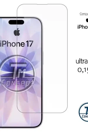 Apple iPhone 17 - Verre trempé Ultra Slim 0,15mm - TM-Concept® Commander Vite