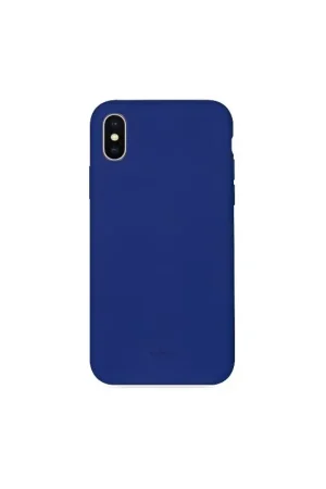 Dernière Chance Coque iPhone X/XS Puro semi-rigide bleue Icon