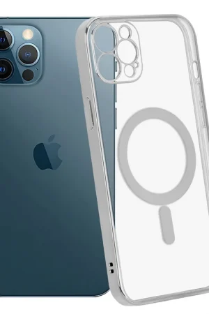 ShieldCase Coque iPhone 11 Pro revêtement métallique Magsafe transparent (argent) Bon Plan