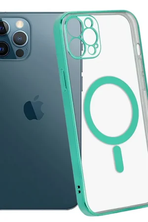 ShieldCase Coque iPhone 11 Pro revêtement métallique Magsafe transparent (vert) Achetez Aujourd’hui