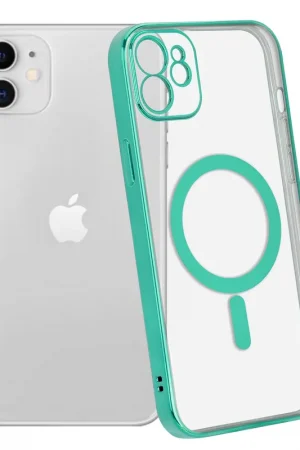 ShieldCase Coque iPhone 11 revêtement métallique Magsafe transparent (vert) Offre Limitée