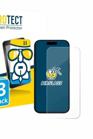 3 Pièces BROTECT AirGlass Protection d'écran en verre pour Apple iPhone 15 Acheter Direct