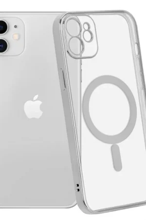 ShieldCase Coque iPhone 11 transparente revêtement métallique Magsafe (argent) Offre Exclusive
