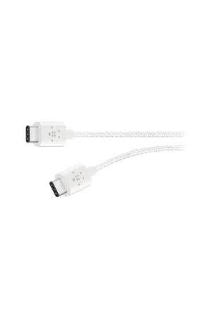 Populaire Câble USB C/USB C blanc métal Belkin