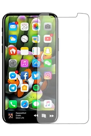 Authentique Verre Trempé Transparent pour iPhone X