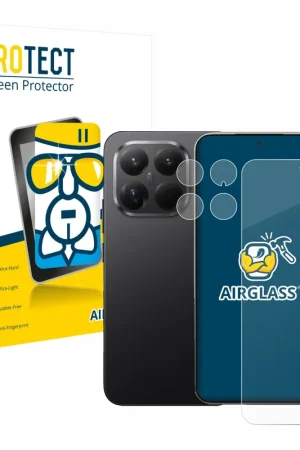 Expédié Aujourd’hui BROTECT AirGlass Protection d'écran en verre pour Xiaomi 15T Pro (Avant+Caméra)