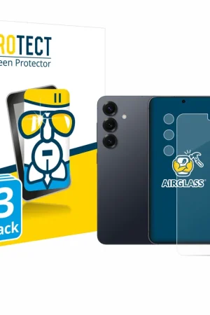 3 Pièces BROTECT AirGlass Protection d'écran en verre pour Samsung Galaxy S25 (Avant+Caméra) Affaire À Saisir