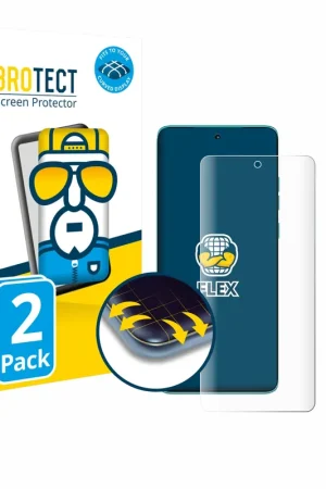 Pas Cher 2 Pièces BROTECT Flex Full-Cover film de protection pour Motorola Edge 60