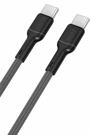 Dudao L9C Max 240W PD USB-C - USB-C Cable 1.2m - Black Offre Limitée