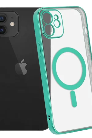 ShieldCase Coque iPhone 12 revêtement métallique Magsafe transparent (vert) Commande En Gros
