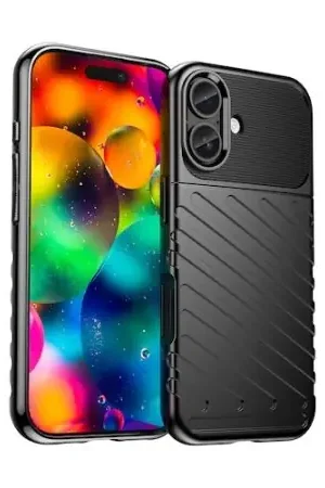 Paiement Sécurisé Olixar Black Thunder Tough Case - for iPhone 17
