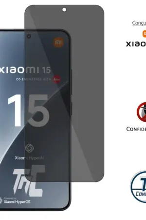 Xiaomi 15 - Verre trempé Anti-Espions - TM-Concept® gamme Privacy Dernière Chance