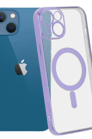ShieldCase Coque iPhone 13 revêtement métallique Magsafe transparent (violet) Offre Exclusive