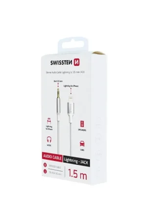 Adaptateur Lightning/Jack 1.5m Blanc Marque