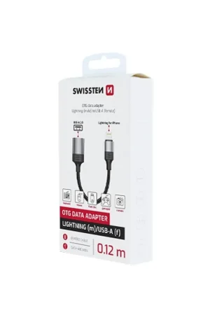 Adaptateur OTG Swissten Lightning / USB Noir Jusqu’à Épuisement Des Stocks