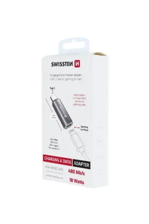 Adaptateur OTG USB-C / Lightning Silver Prix Réduit