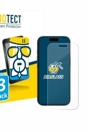 Offre Exclusive 3 Pièces BROTECT AirGlass Protection d'écran en verre pour Apple iPhone 17 Pro