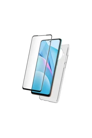 Pack Xiaomi Mi 10T Lite Coque Transparent + Verre trempé Bigben Satisfait Ou Remboursé