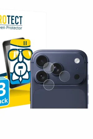 3 Pièces BROTECT AirGlass Protection d'écran en verre pour Apple iPhone 17 Pro (Caméra UNIQUEMENT) Réduction