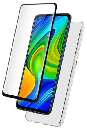 Offre Limitée Pack Coque souple Transparente + Protège-écran 2.5D en Verre trempé pour Redmi Note 9T Xiaomi Bigben