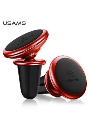 Support Magnétique en métal USAMS  fixation grilles d'aération - Rouge Offre Spéciale