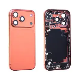 Vitre Arrière + Châssis iPhone 17 Pro Orange Origine démonté - Grade C (PIEC) Petit Prix