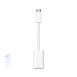 Prix Cassé Adaptateur USB‑C vers Lightning Apple A2868 MUQX3ZM/A Blanc Origine