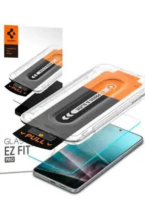 Paiement Sécurisé Spigen EliteShield EZ Fit Pro Screen Protector with Installation Kit - for Samsung Galaxy S25 Edge