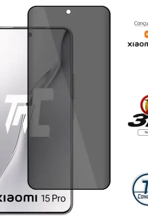 Xiaomi 15 Pro - Verre trempé 3D Privacy (teinté anti-espion) - TM-Concept® Bon Marché