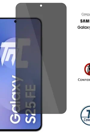 Vente Directe Samsung Galaxy S25 FE - Verre Trempé Anti-Espion - gamme Privacy TM-Concept®