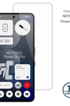 Expédié Aujourd’hui Nothing Phone 3a Pro - Verre trempé Standard Premium - TM-Concept®