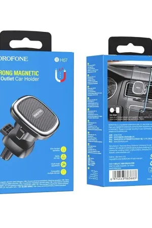Livraison Express SUPPORT VOITURE BOROFONE BH67 MAGNÉTIQUE NOIR