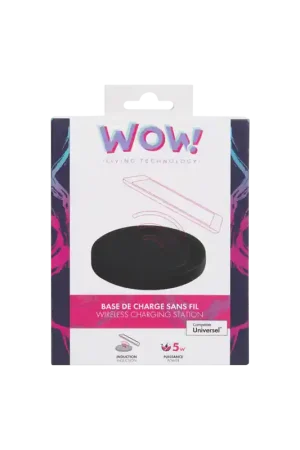 Chargeur induction Slim 5W Noir WOW Offre Du Jour