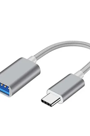 Cable OTG / USB-C Argent Bon Plan
