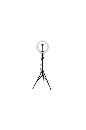 Bon Plan XQISIT Selfie Ring Light 10" EU w/ 150cm Tripod Black