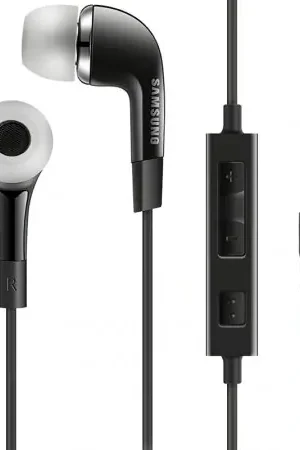 Commande En Gros Official Samsung Black 3.5mm Wired Earphones with Built in Microphone & Controls