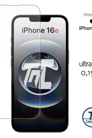 Soldes Apple iPhone 16e - Verre trempé Ultra Slim 0,15mm - TM-Concept®