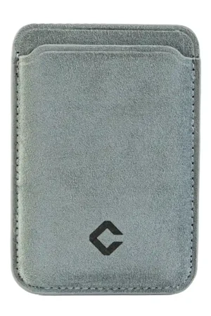 Coverzs Alcantara MagSafe portefeuille (gris) Paiement Sécurisé