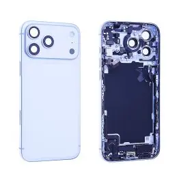 Prix Choc Vitre arrière + Châssis iPhone 17 Pro Max Argent Origine E-sim