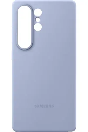 Must-Have Official Samsung Light Blue Silicone Case - For Samsung Galaxy S25 Ultra