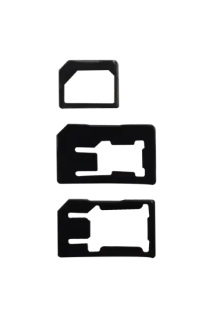 Achetez Aujourd’hui Pack adaptateurs pour Micro et Nano SIM Noir Bigben