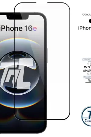 Apple iPhone 16e - Verre trempé Intégral Magic - Noir - TM-Concept® Authentique