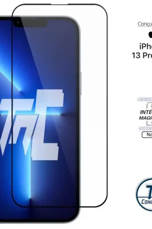 Vente Directe Apple iPhone 13 Pro Max - Verre trempé Intégral Magic - Noir - TM-Concept®