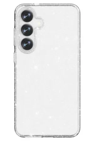 Olixar Clear Glitter Case - For Samsung Galaxy S25 Nouveauté