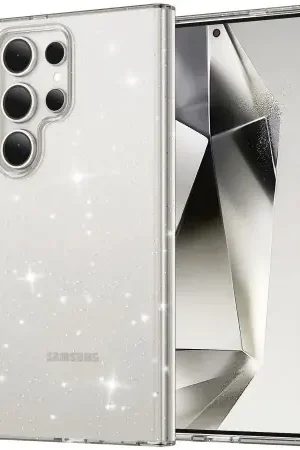Olixar Clear Glitter Case - For Samsung Galaxy S25 Ultra Commander Maintenant