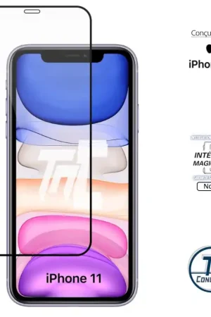 Apple iPhone 11 - Verre trempé Intégral Magic - Noir - TM-Concept® Quantité Limitée