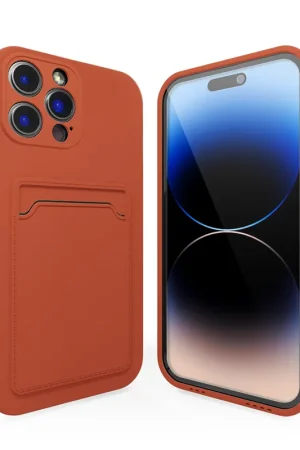 Acheter En Ligne ShieldCase Coque arrière porte-cartes iPhone 12 Pro (terracotta)