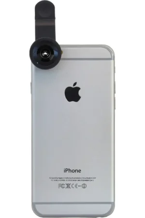 Clip lentille Fisheye noir Bigben pour smartphone Livraison Gratuite