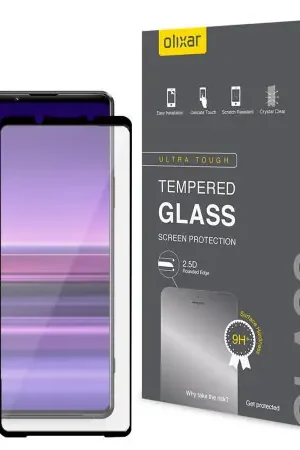 Prix Réduit Olixar 2 Pack Tempered Glass Screen Protectors - For Sony Xperia 1 III